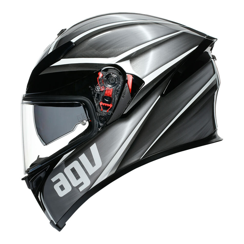 AGV K5 S - TEMPEST BLACK/SILVER S