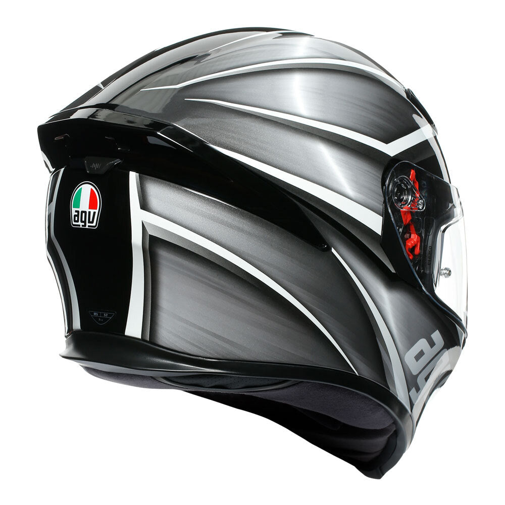 AGV K5 S - TEMPEST BLACK/SILVER S