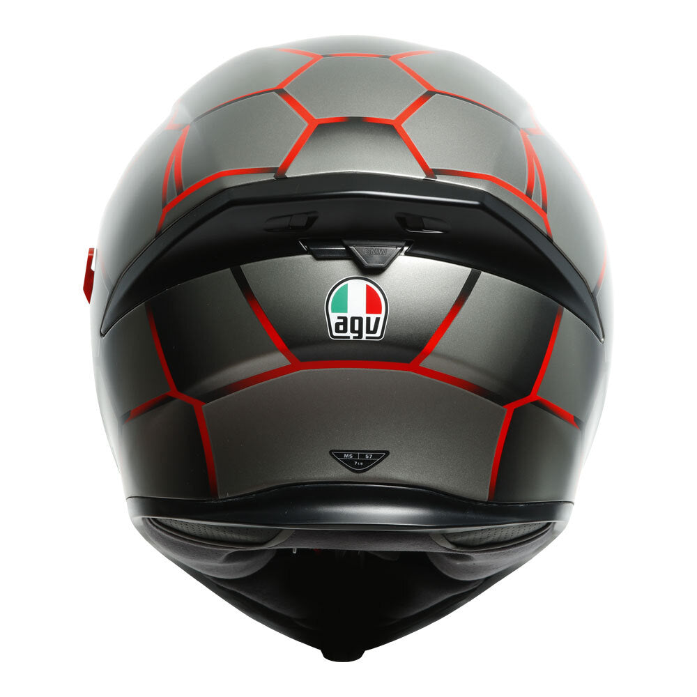 AGV K5 S VULCANUM RED MS