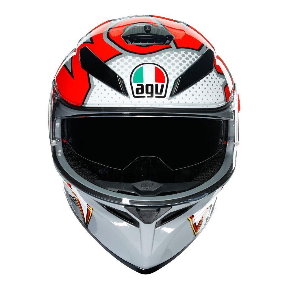 AGV K3 SV BUBBLE GREY/WHITE MS