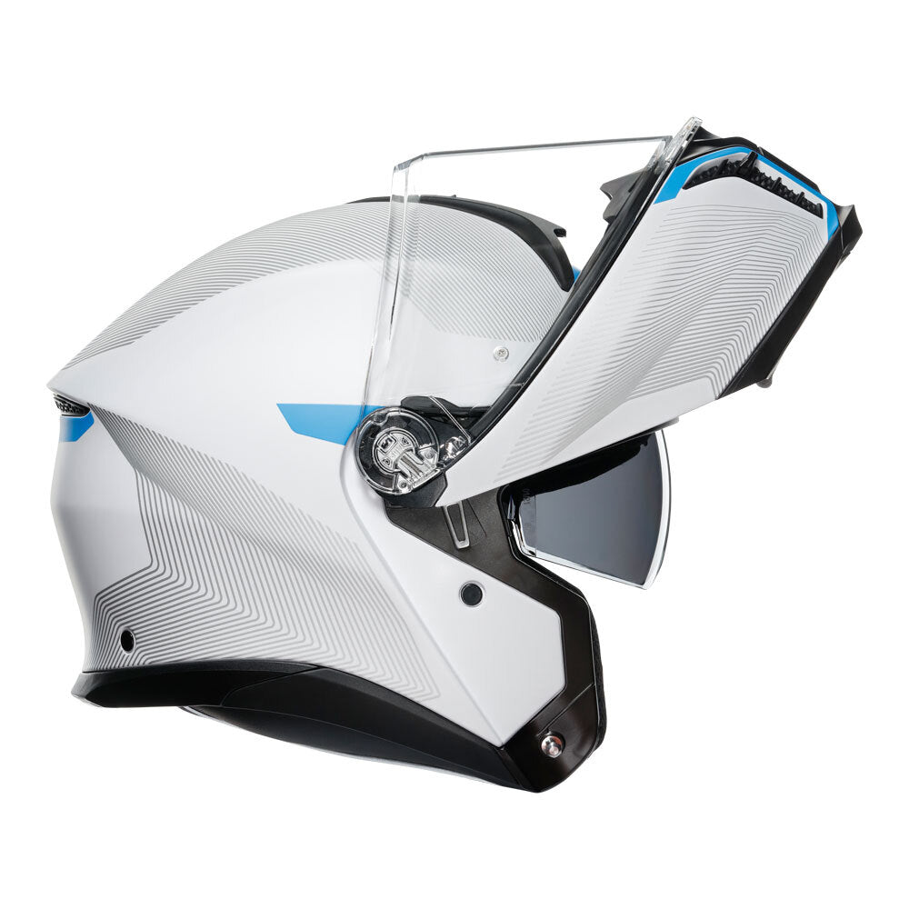 AGV TOURMODULAR FREQUENCY LIGHT GREY/BLUE L