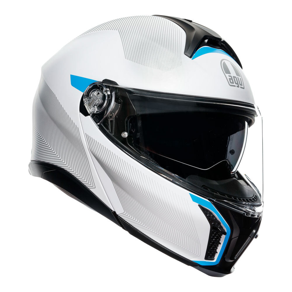 AGV TOURMODULAR FREQUENCY LIGHT GREY/BLUE XXL