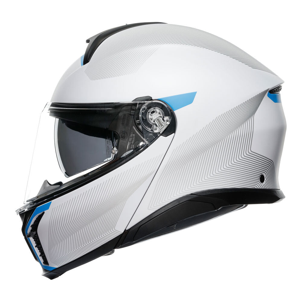 AGV TOURMODULAR FREQUENCY LIGHT GREY/BLUE XXL