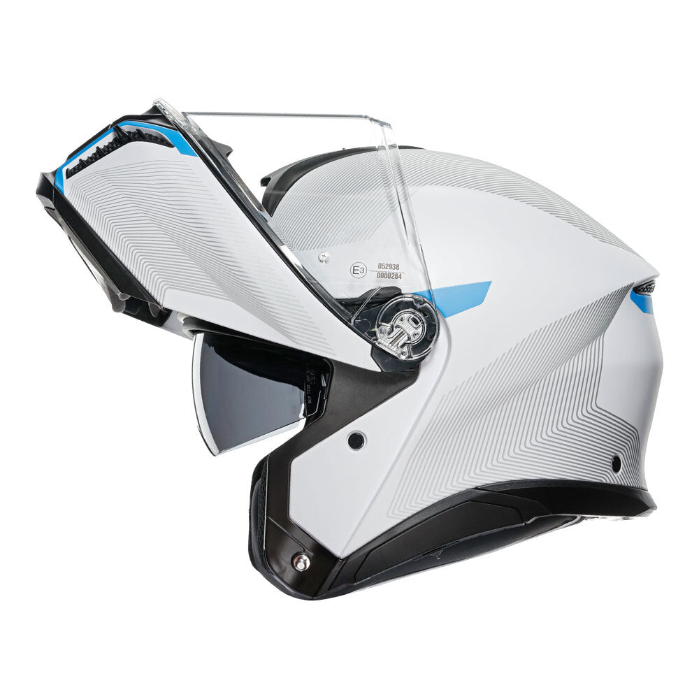 AGV TOURMODULAR FREQUENCY LIGHT GREY/BLUE XXL