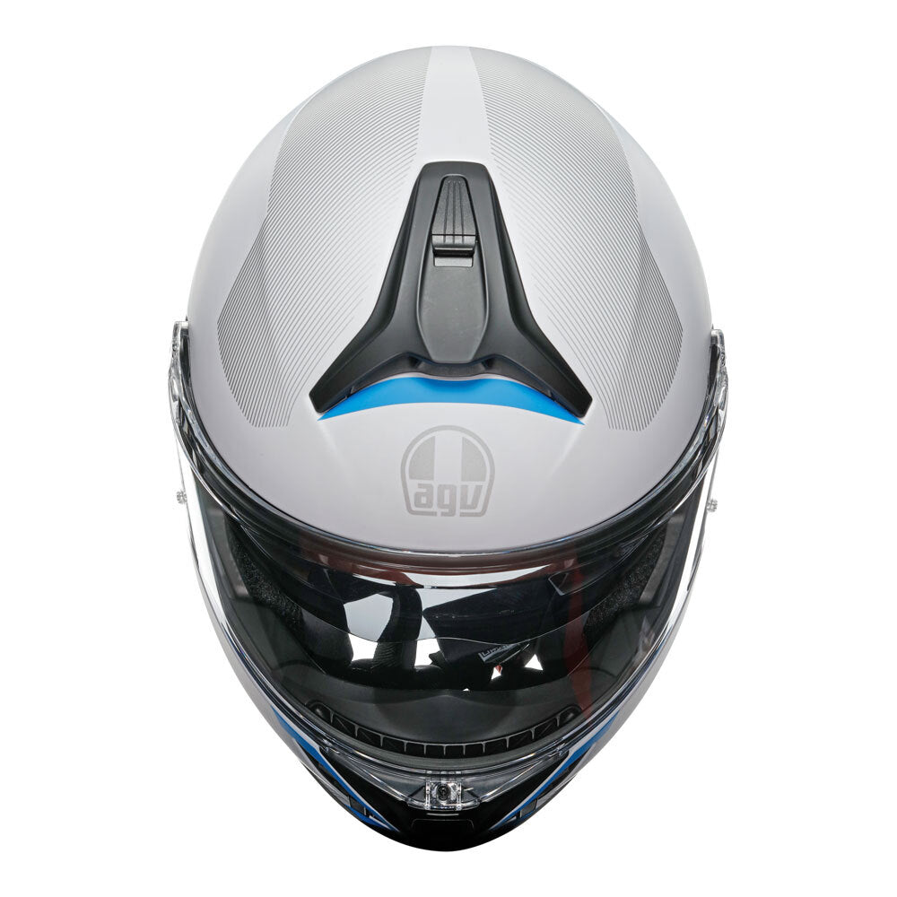 AGV TOURMODULAR FREQUENCY LIGHT GREY/BLUE XXL