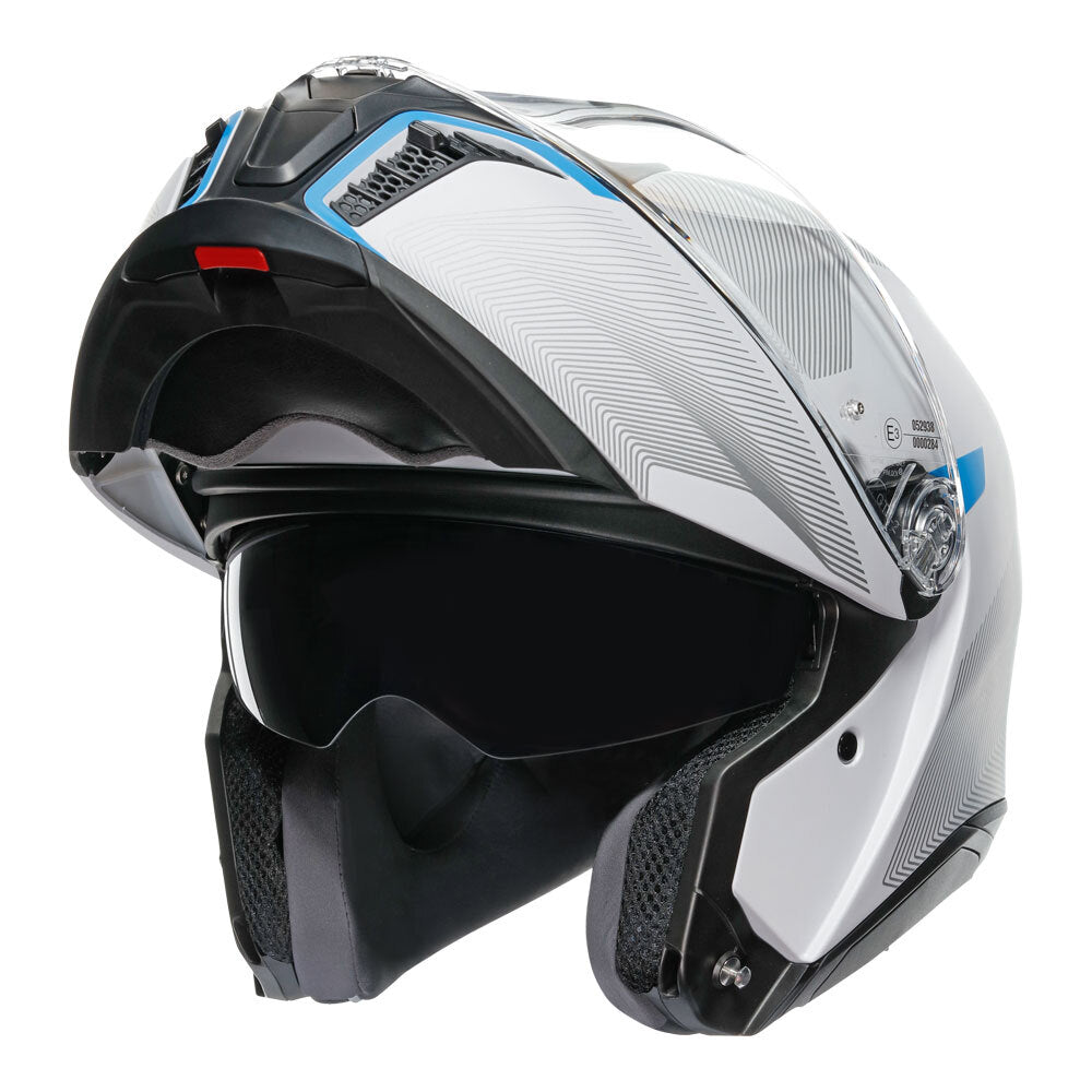 AGV TOURMODULAR FREQUENCY LIGHT GREY/BLUE XXL