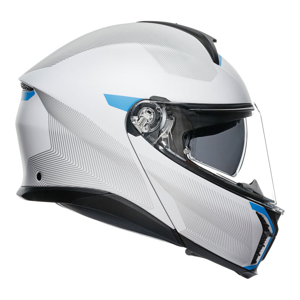 AGV TOURMODULAR FREQUENCY LIGHT GREY/BLUE XXL