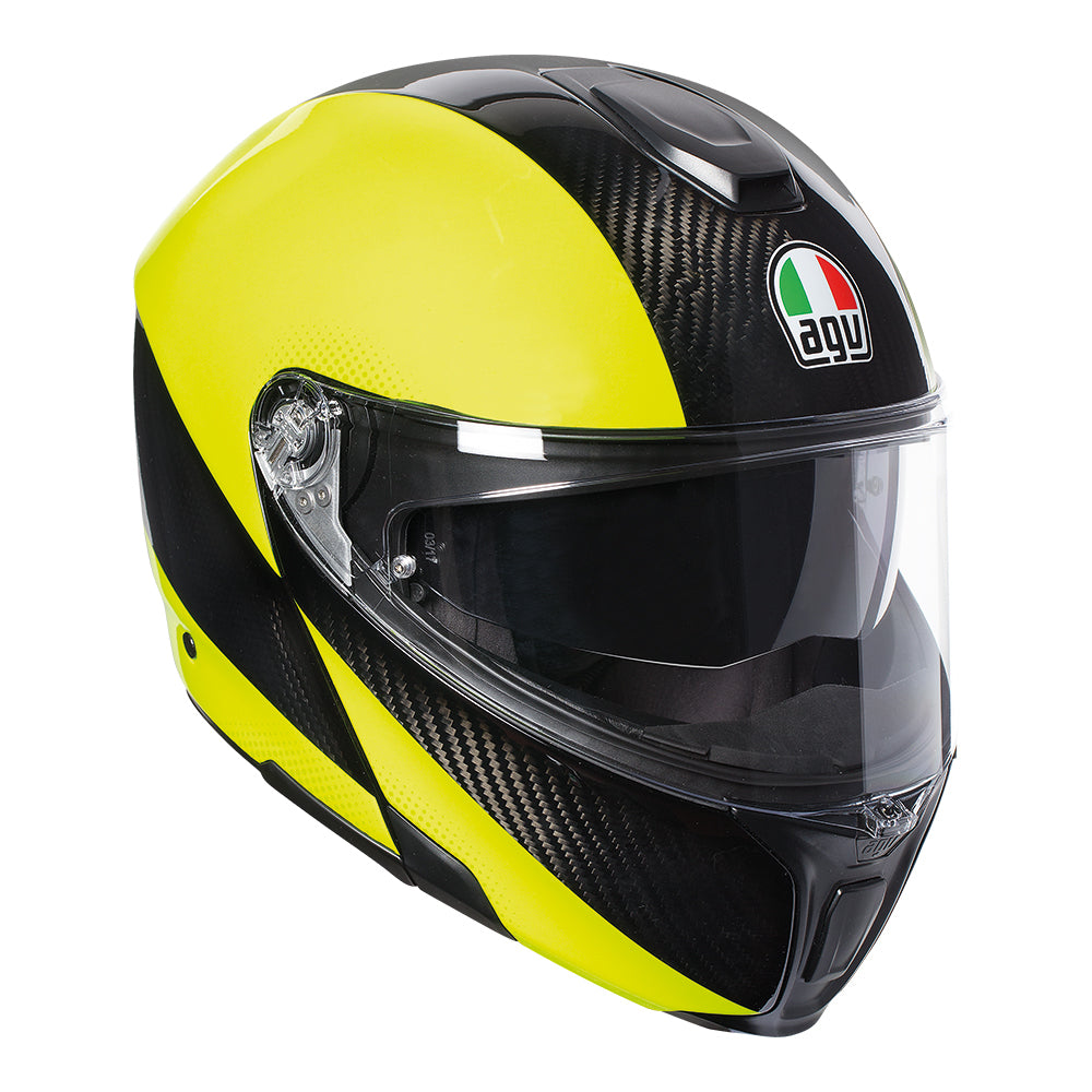 AGV SPORTMODULAR - HI-VIS CARBON/YELLOW FLURO S