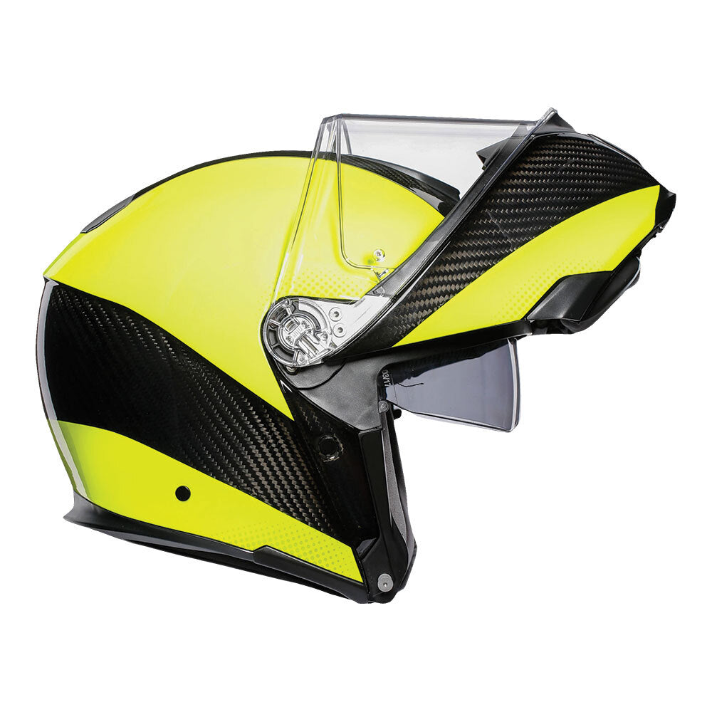 AGV SPORTMODULAR - HI-VIS CARBON/YELLOW FLURO S