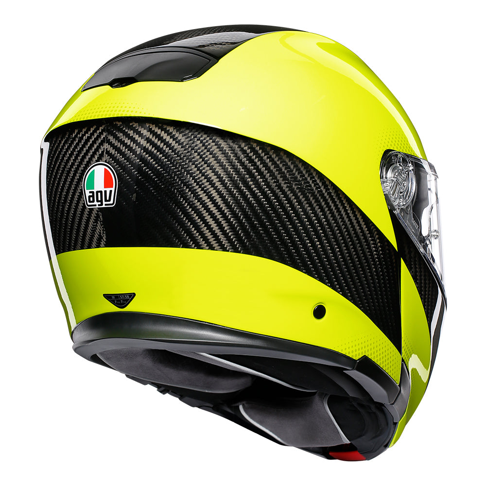 AGV SPORTMODULAR - HI-VIS CARBON/YELLOW FLURO S