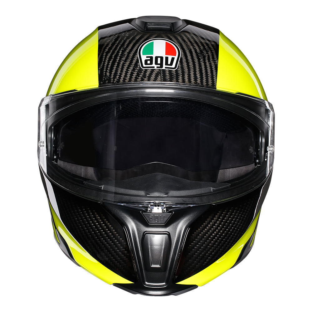 AGV SPORTMODULAR - HI-VIS CARBON/YELLOW FLURO S