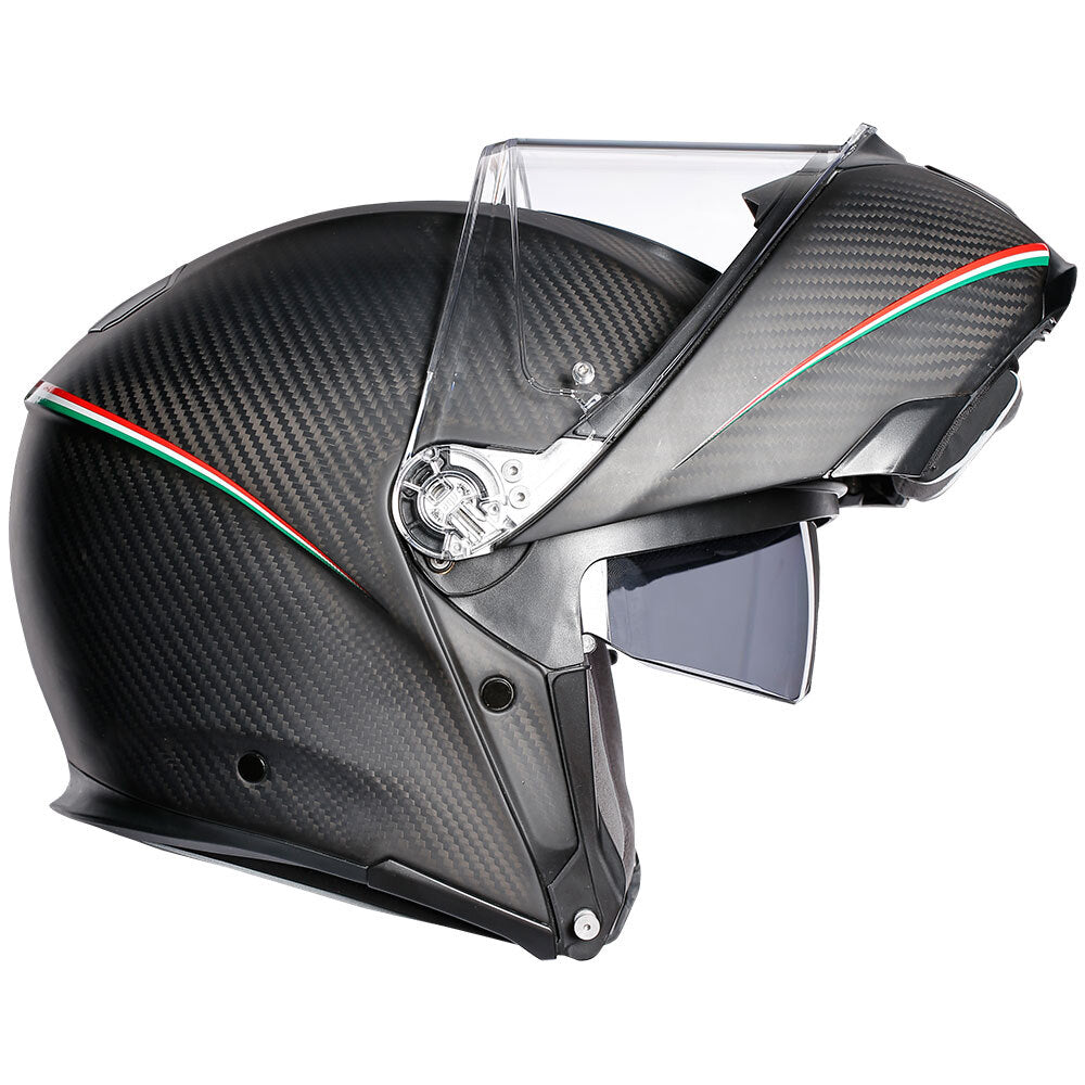 AGV SPORTMODULAR - TRICOLORE MATT CARBON/ITALY M