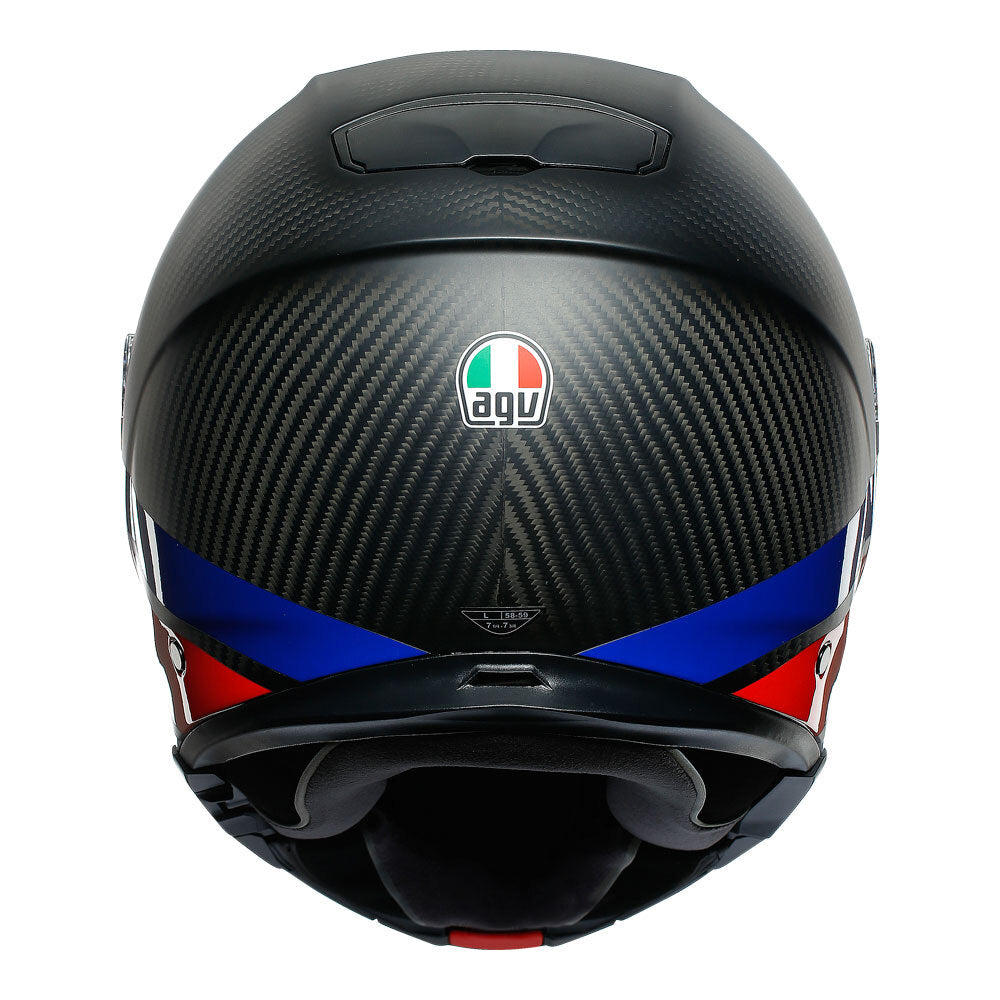 AGV SPORTMODULAR - LAYER CARBON/RED/BLUE M