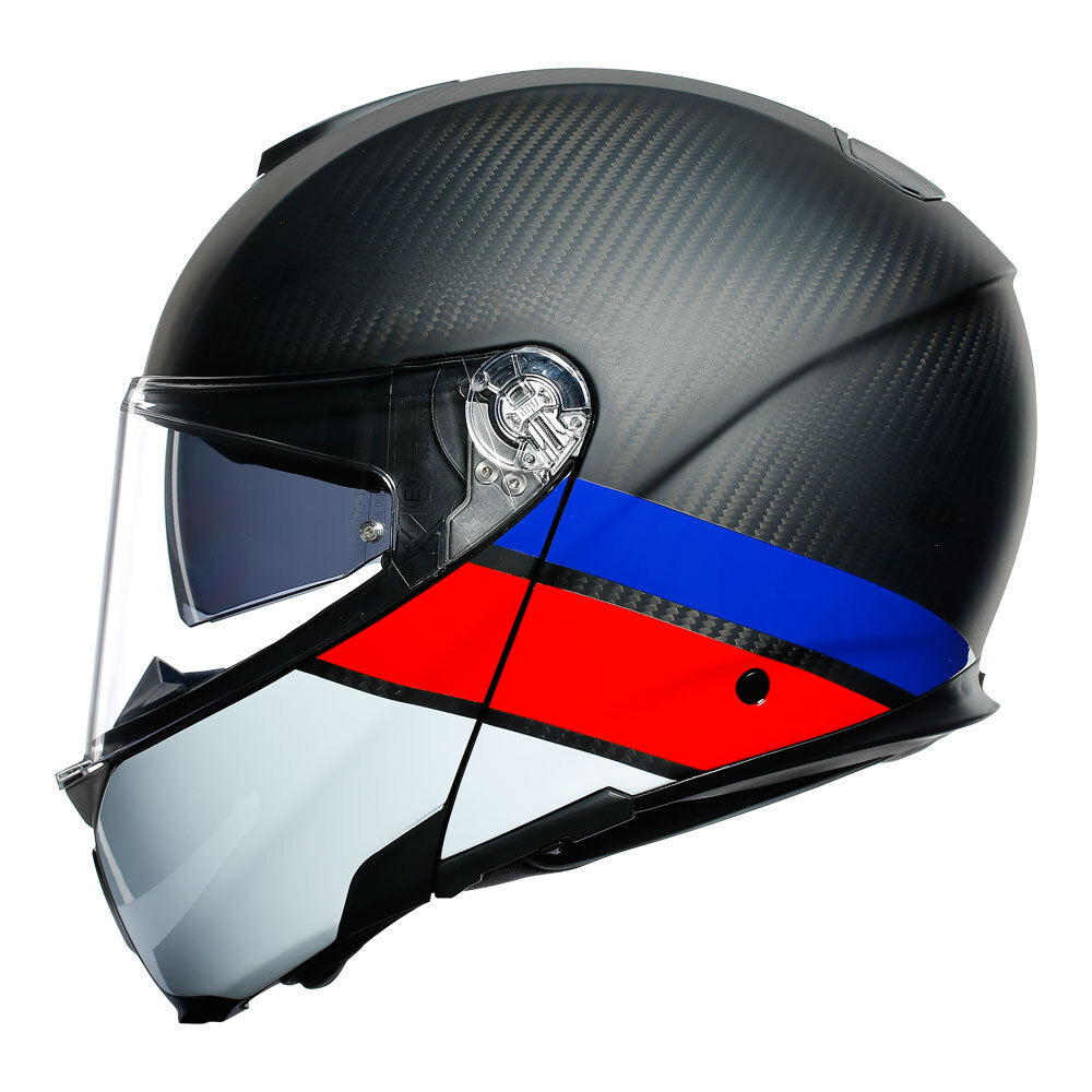 AGV SPORTMODULAR - LAYER CARBON/RED/BLUE M