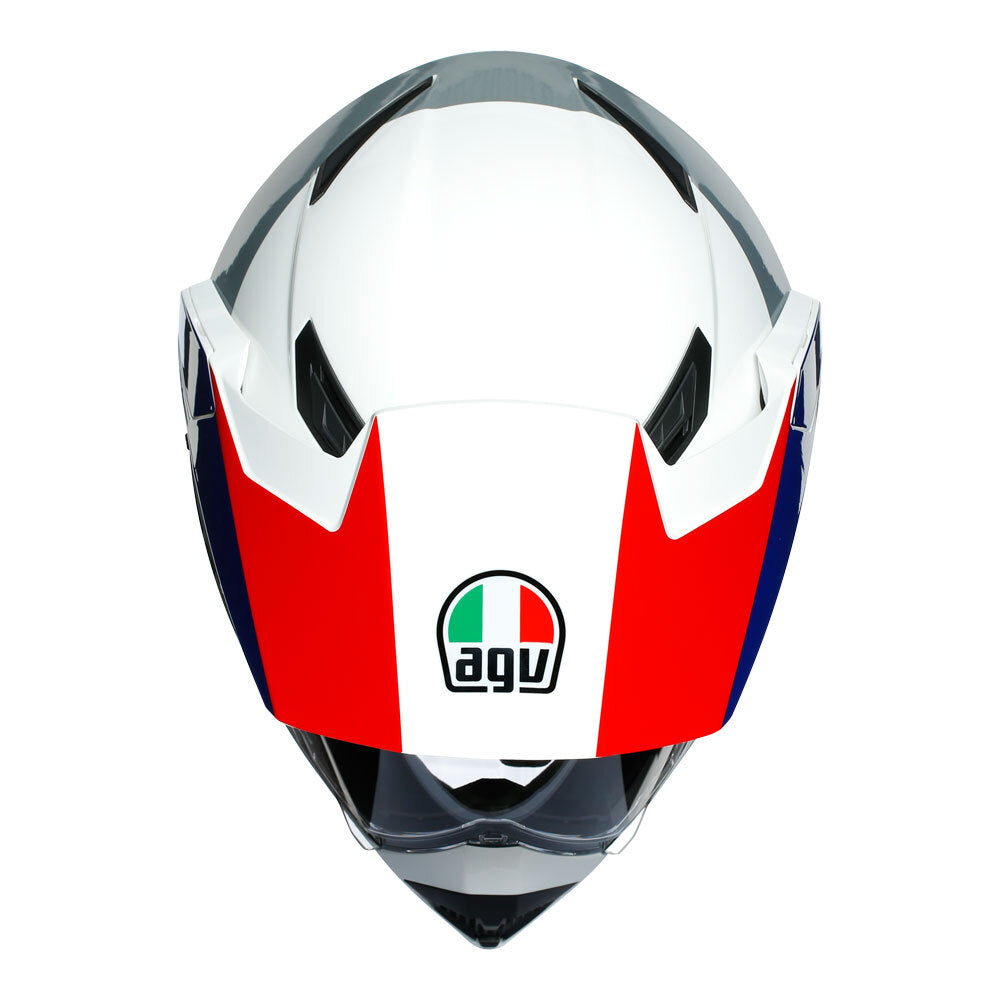 AGV AX9 - ATLANTE WHITE/BLUE/RED MS