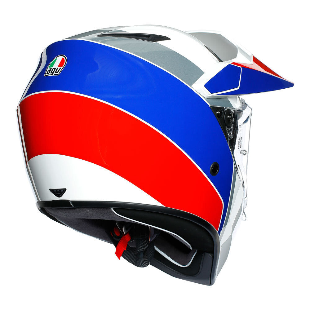 AGV AX9 - ATLANTE WHITE/BLUE/RED MS