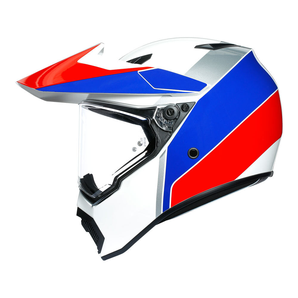 AGV AX9 - ATLANTE WHITE/BLUE/RED MS