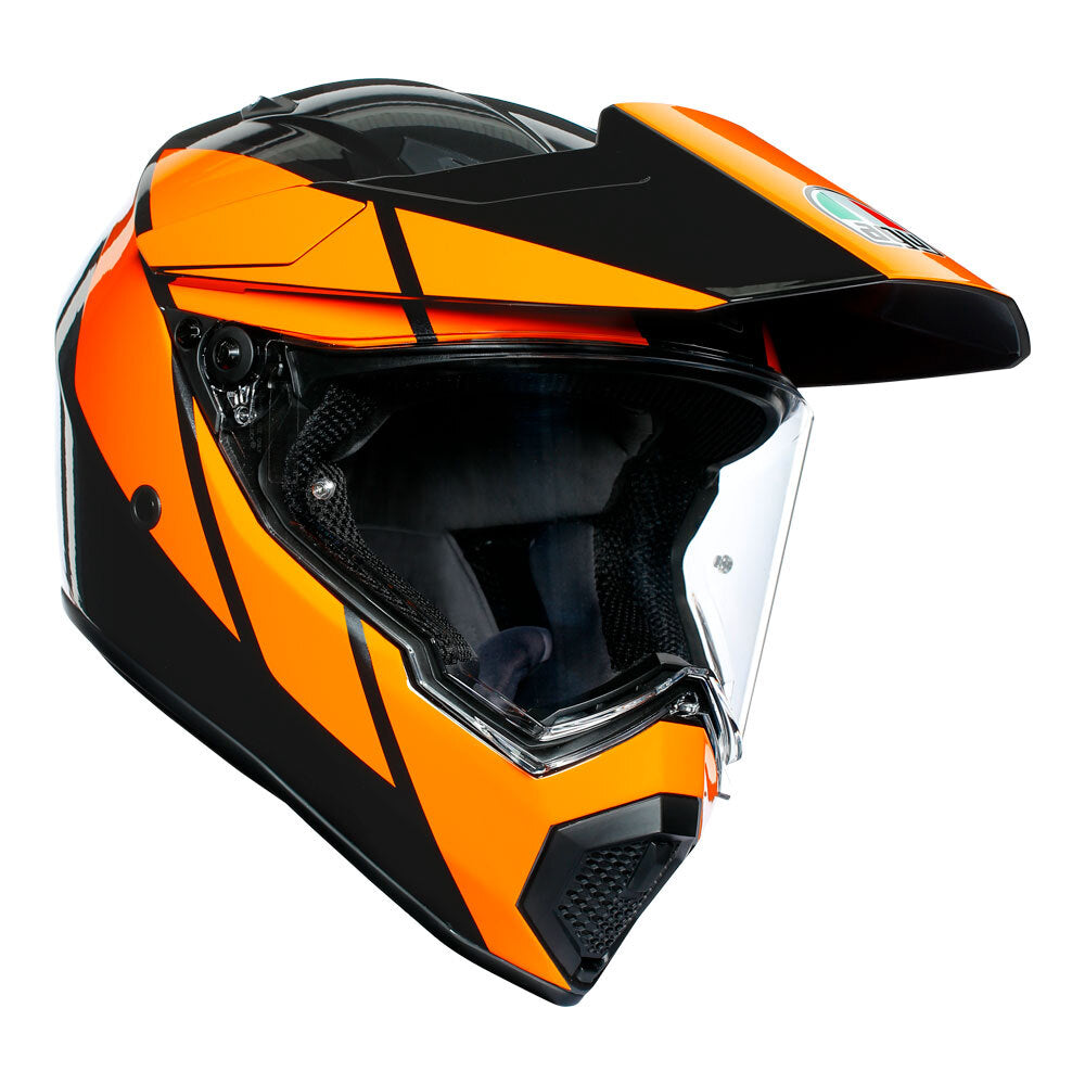 AGV AX9 - TRAIL GUMETAL/ORANGE S