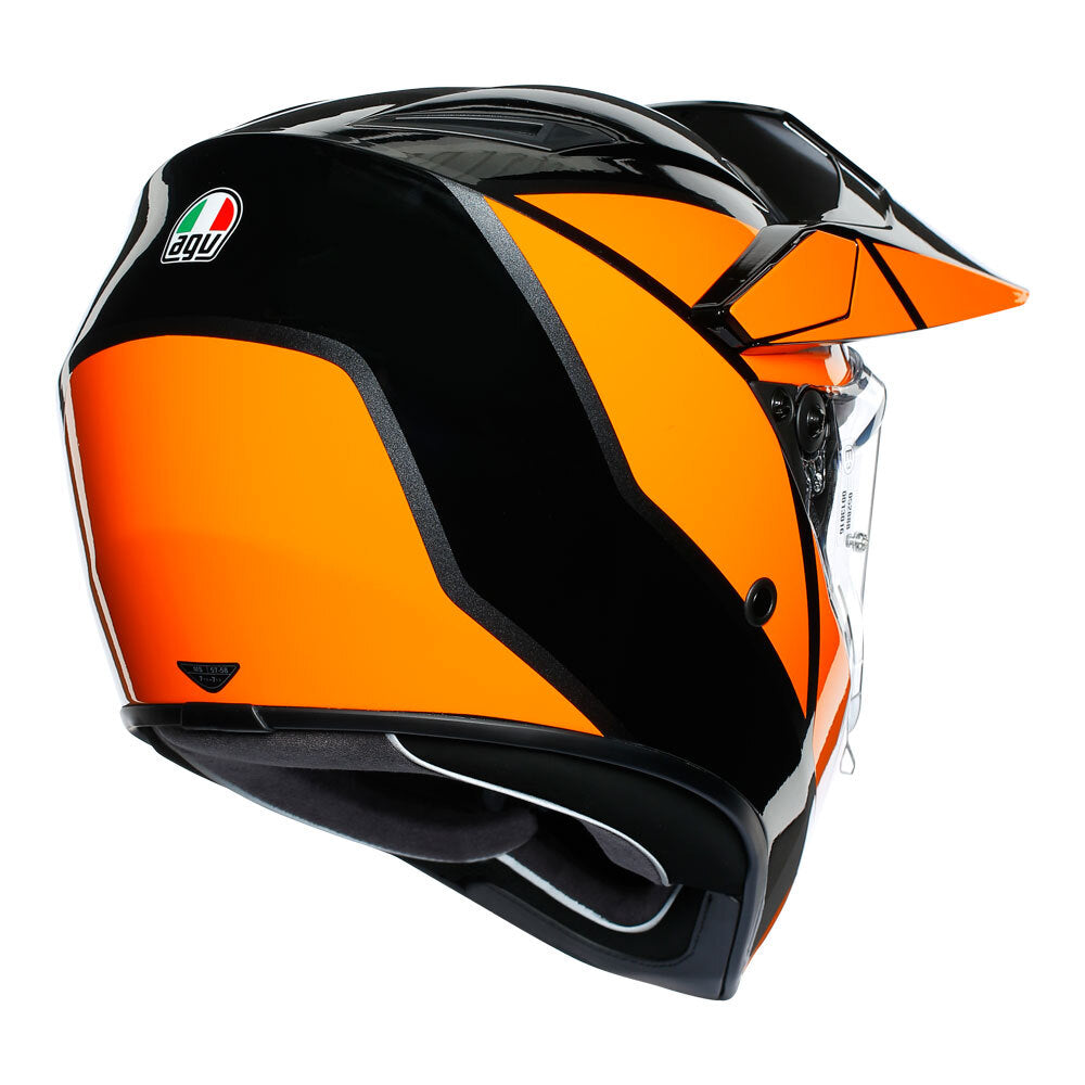 AGV AX9 - TRAIL GUMETAL/ORANGE MS