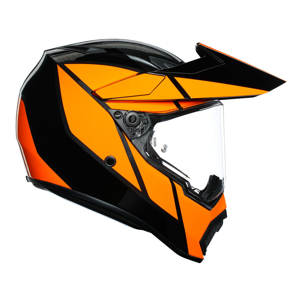 AGV AX9 - TRAIL GUMETAL/ORANGE MS