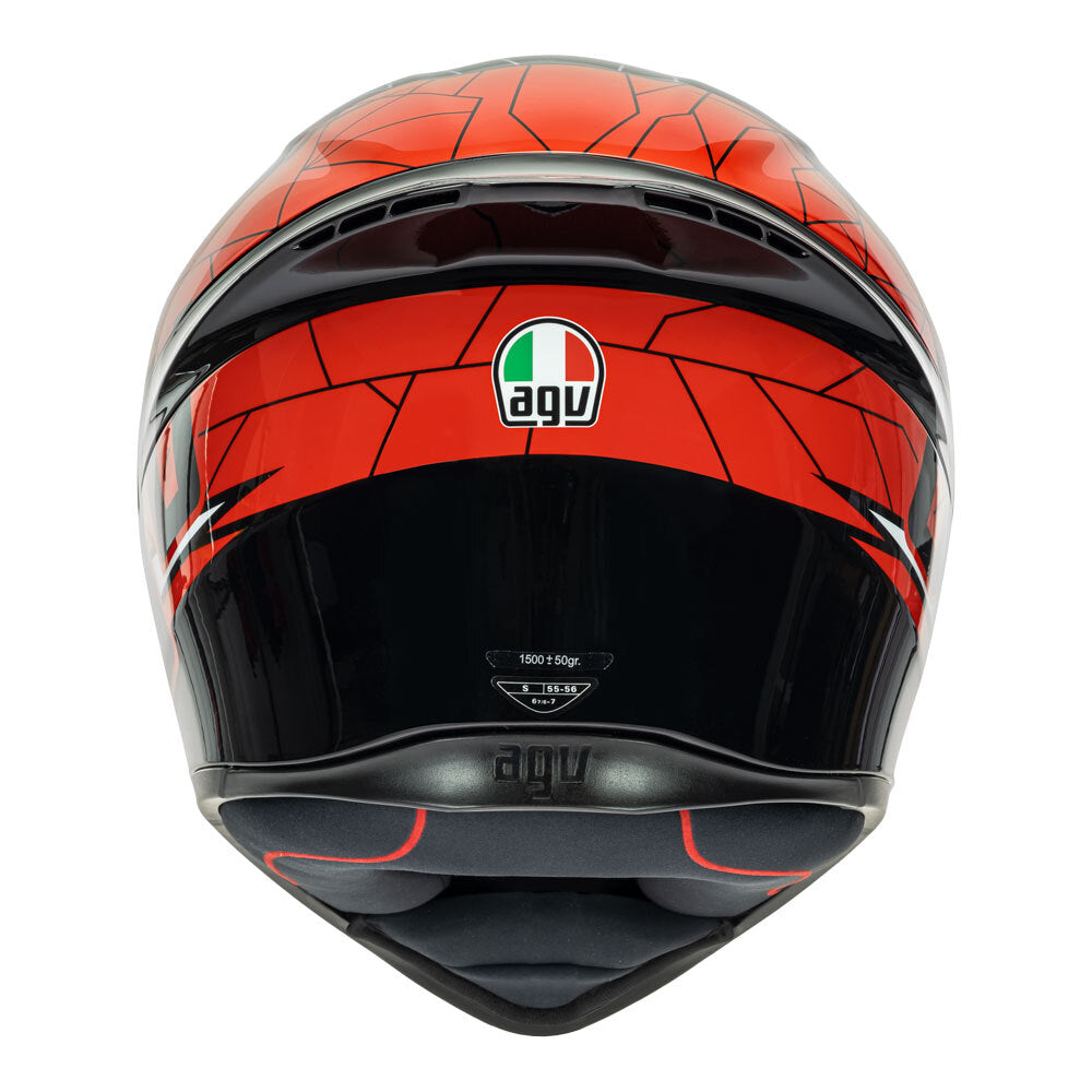 AGV K1 SHIFT BLACK/RED MS