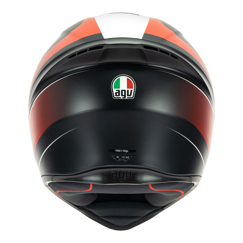 AGV K1 -  GRIP MATT BLACK/RED ML