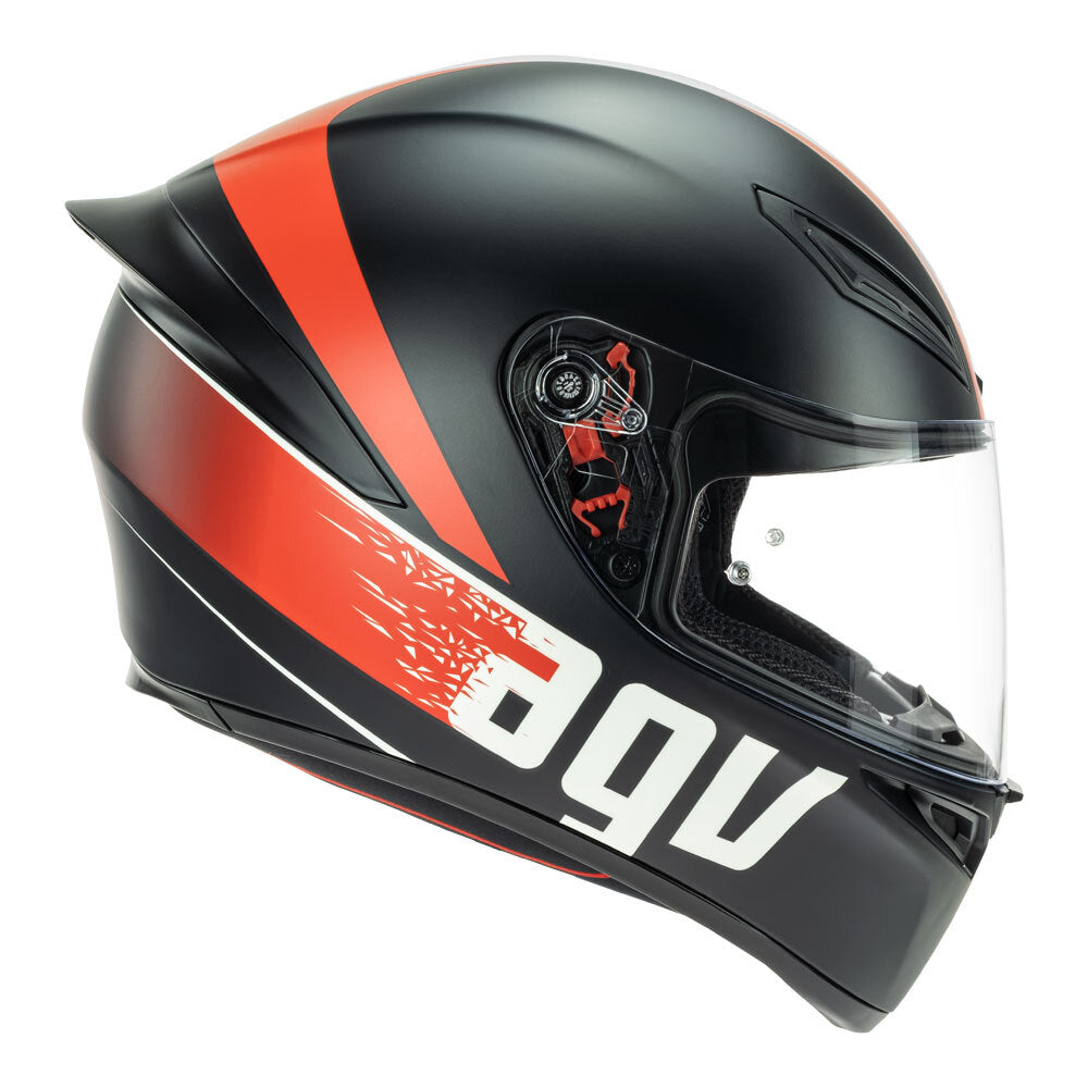 AGV K1 -  GRIP MATT BLACK/RED ML