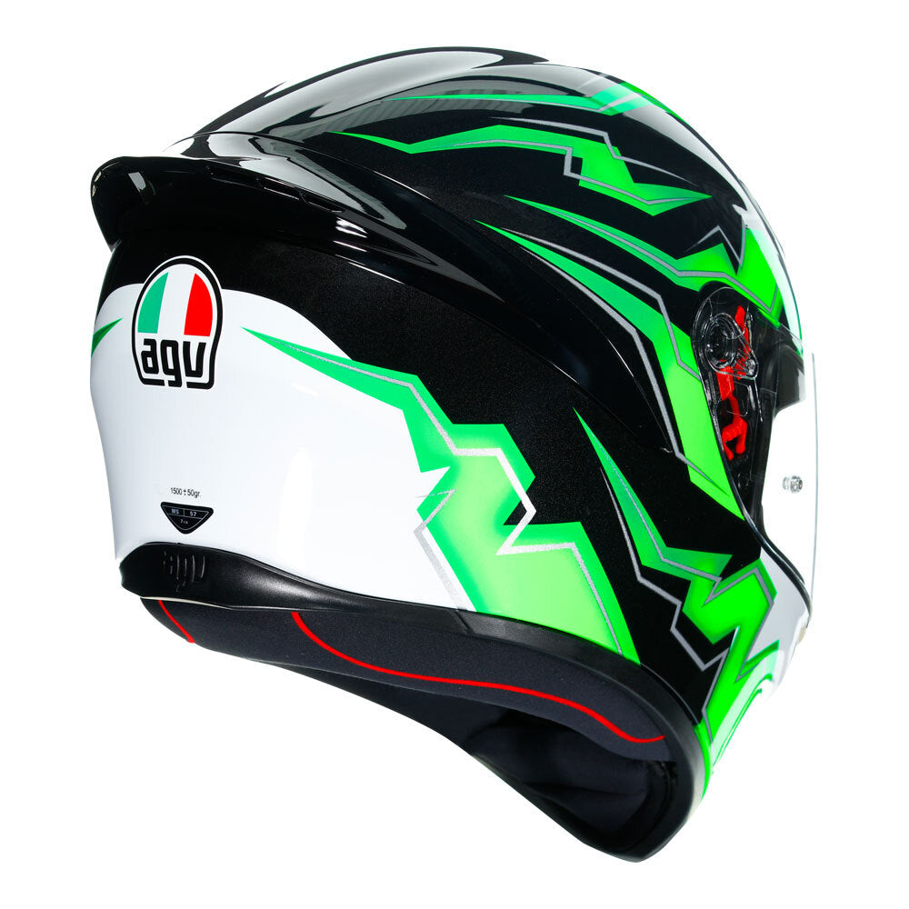 AGV K1 KRIPTON BLACK/GREEN S