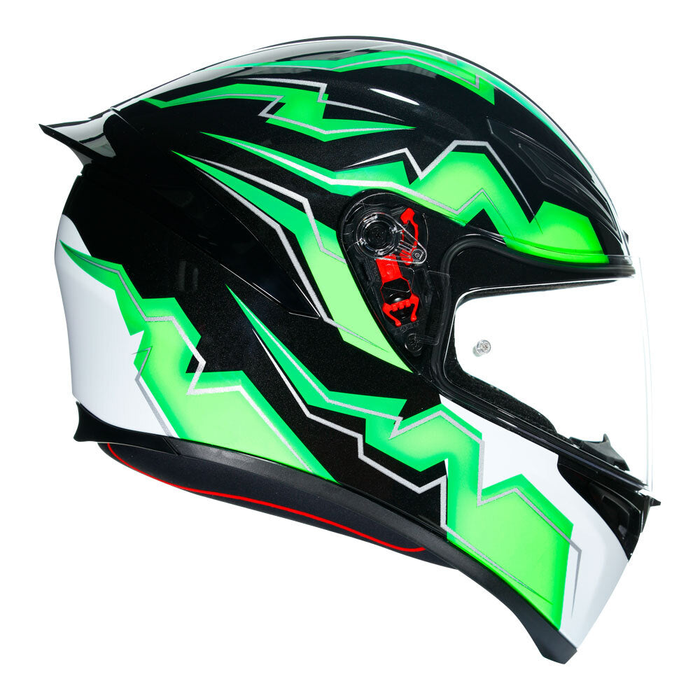 AGV K1 KRIPTON BLACK/GREEN MS