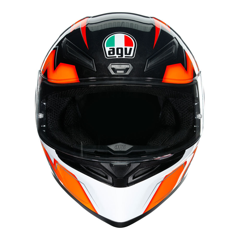 AGV K1 KRIPTON BLACK/ORANGE S