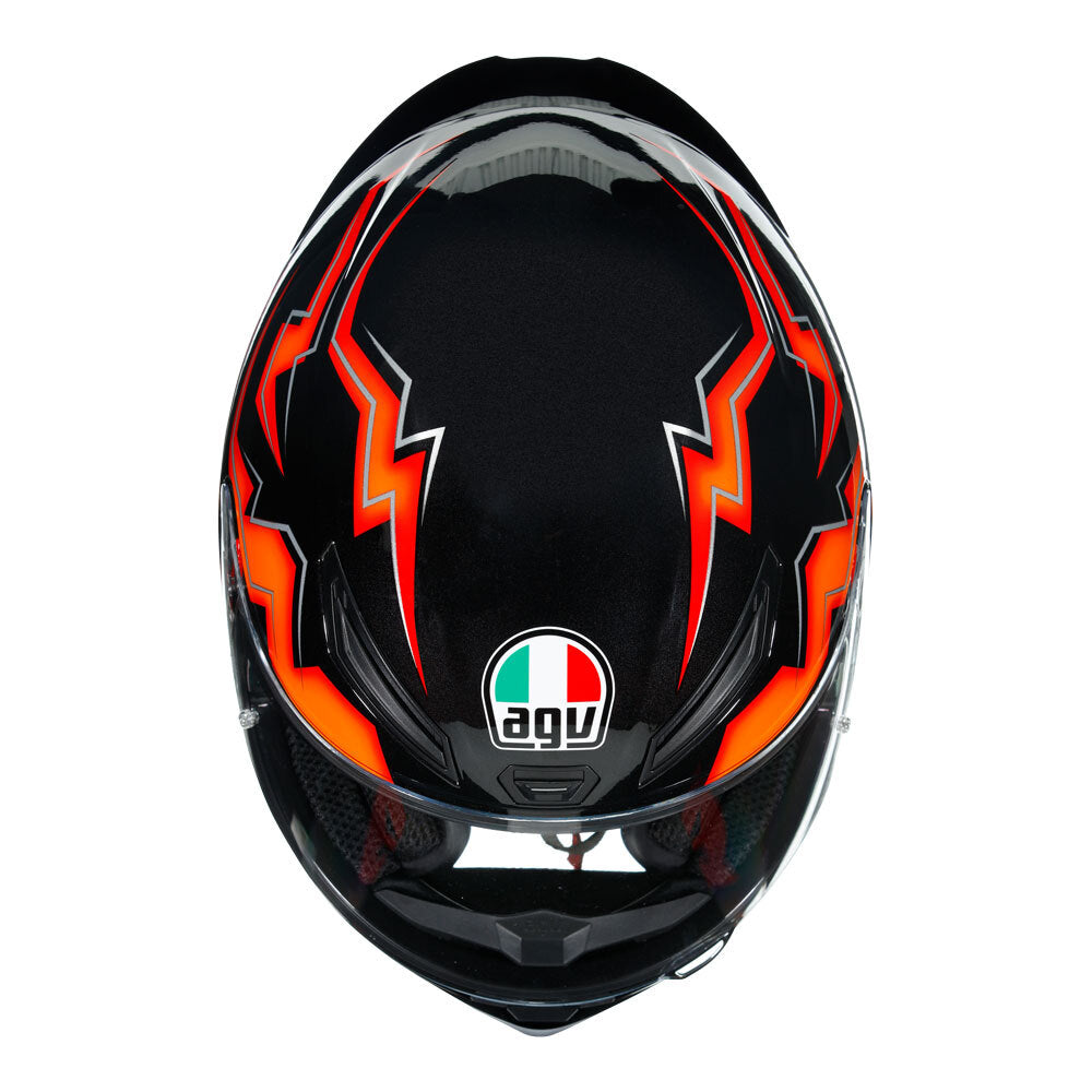 AGV K1 KRIPTON BLACK/ORANGE S