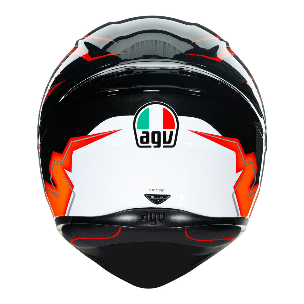 AGV K1 KRIPTON BLACK/ORANGE S