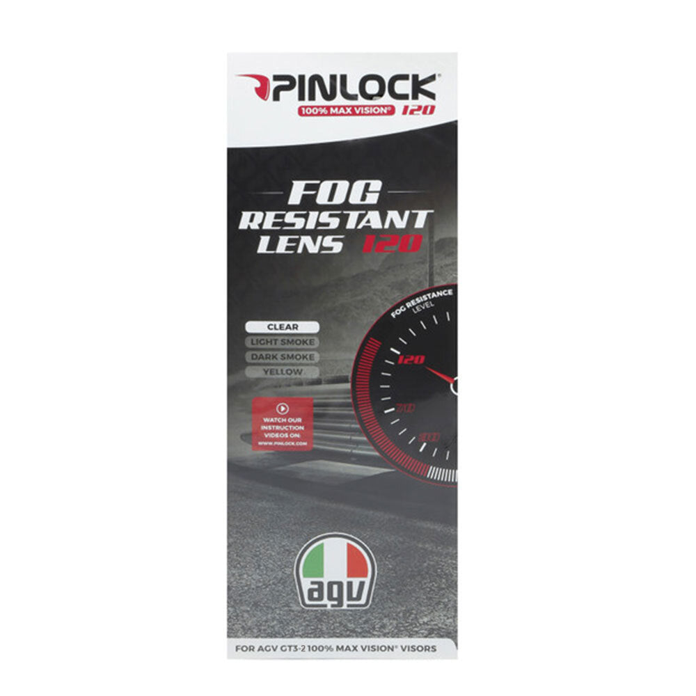 AGV MAX PINLOCK LENS 120 CLEAR GT3-2 XL-XXXL
