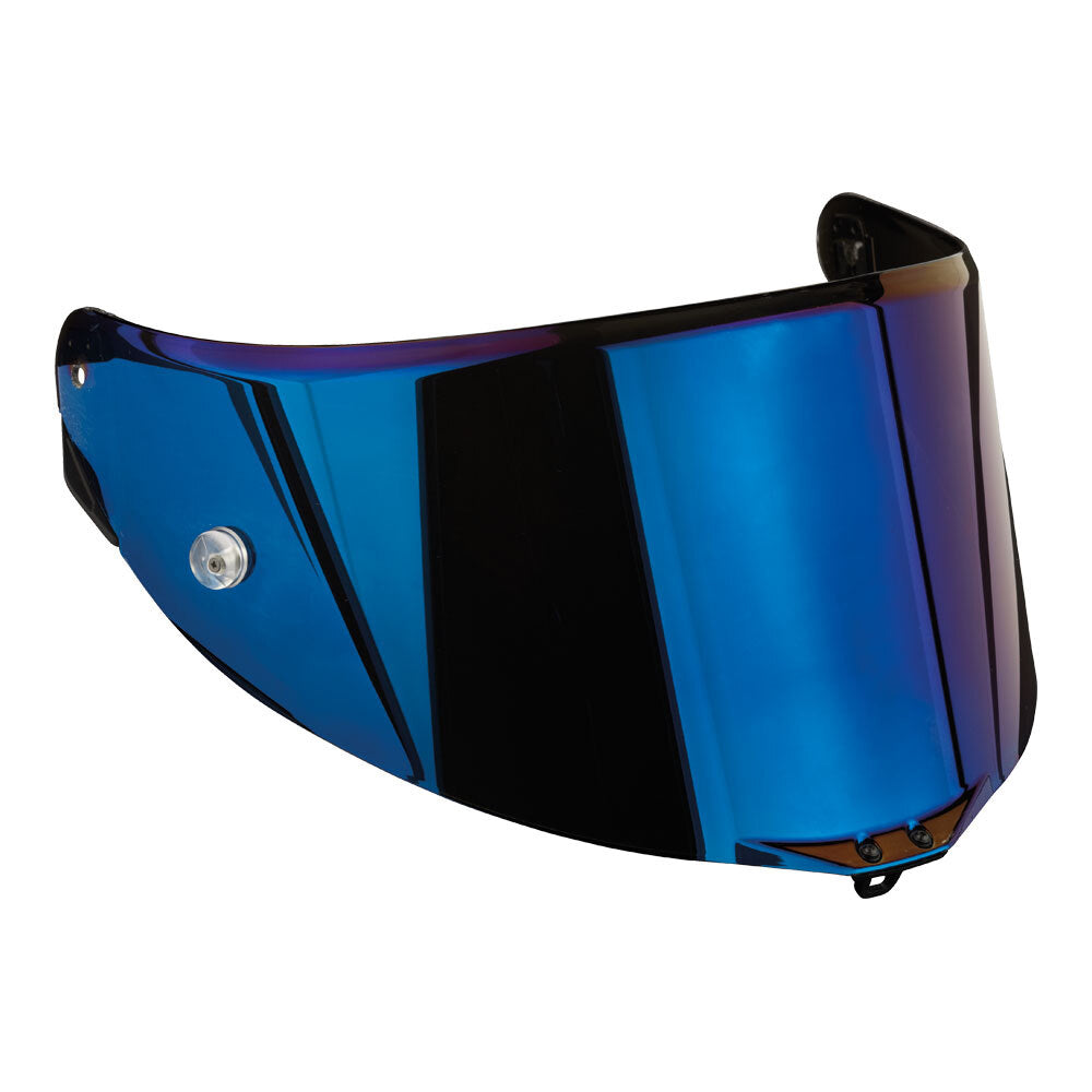 AGV VISOR SCRATCH RESISTANT RACE 3 MPLK IRIDIUM BLUE