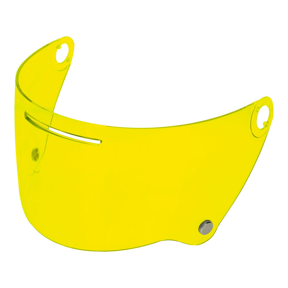 AGV VISOR SCRATCH RESISTANT LEG-1 YELLOW