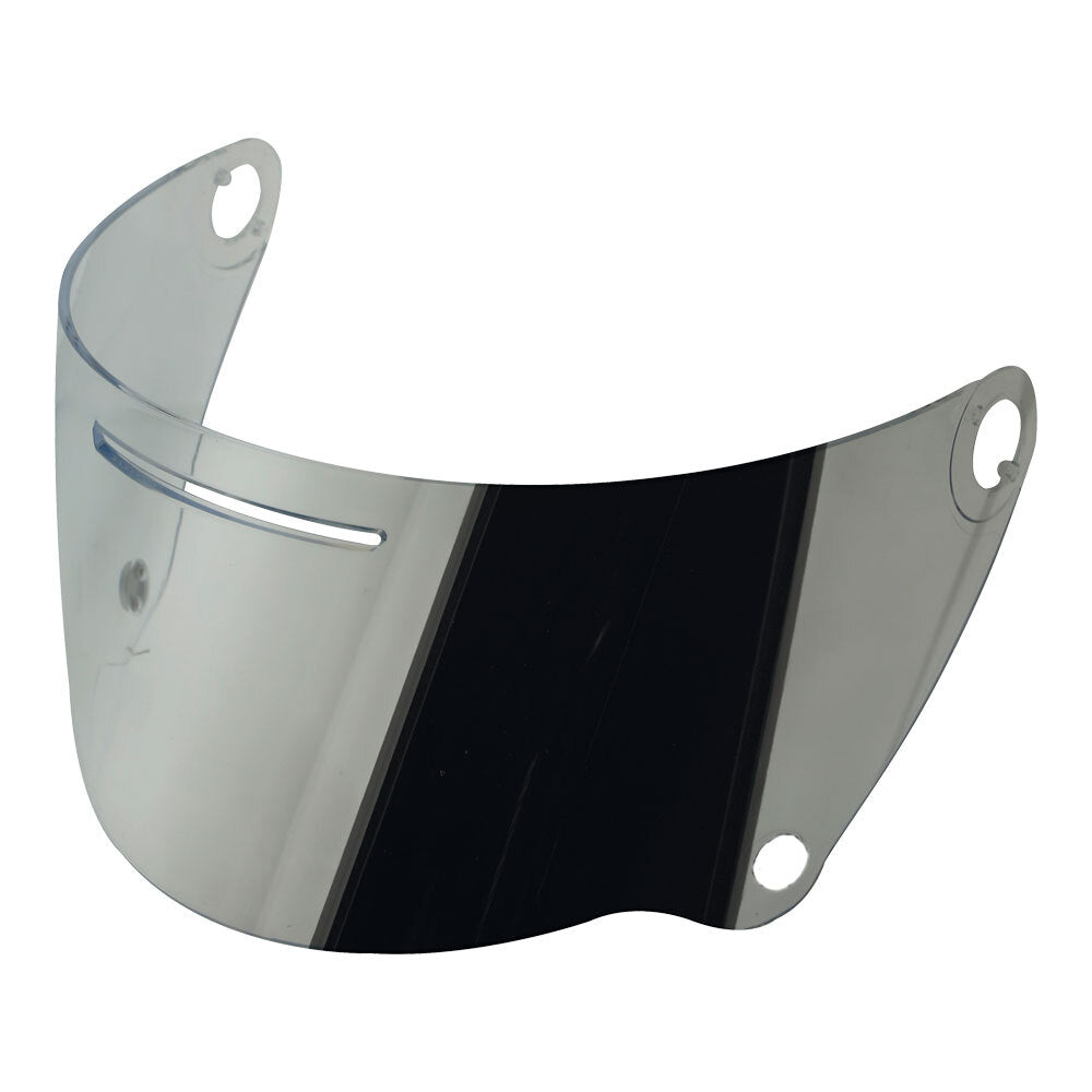 AGV VISOR SCRATCH RESISTANT LEG-1 IRIDIUM SILVER