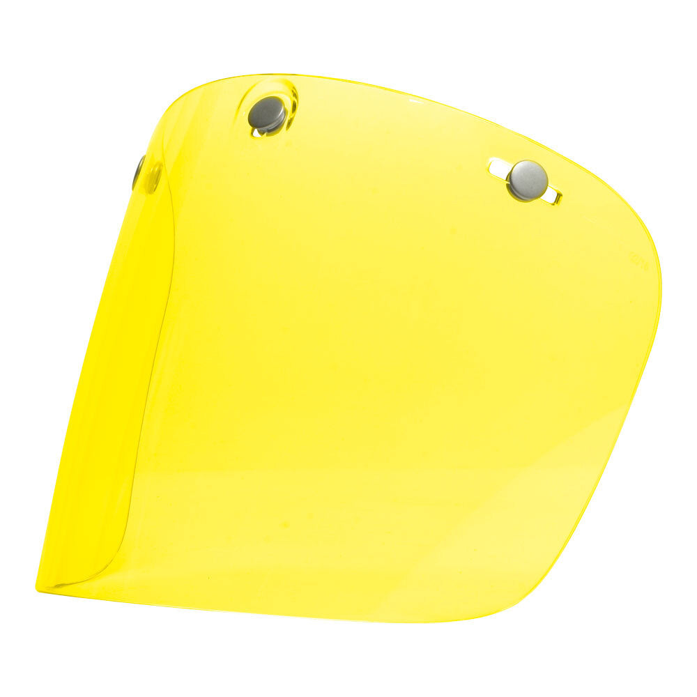 AGV VISOR SCRATCH RESISTANT LEG-2 FLAT YELLOW