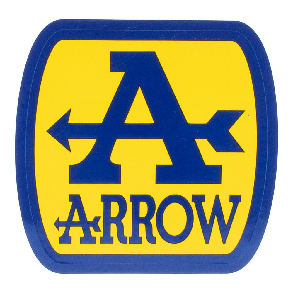 ARROW SP - HEAT PROOF STICKER MX 90x90mm - ['ARROW' - BLU/YLW]