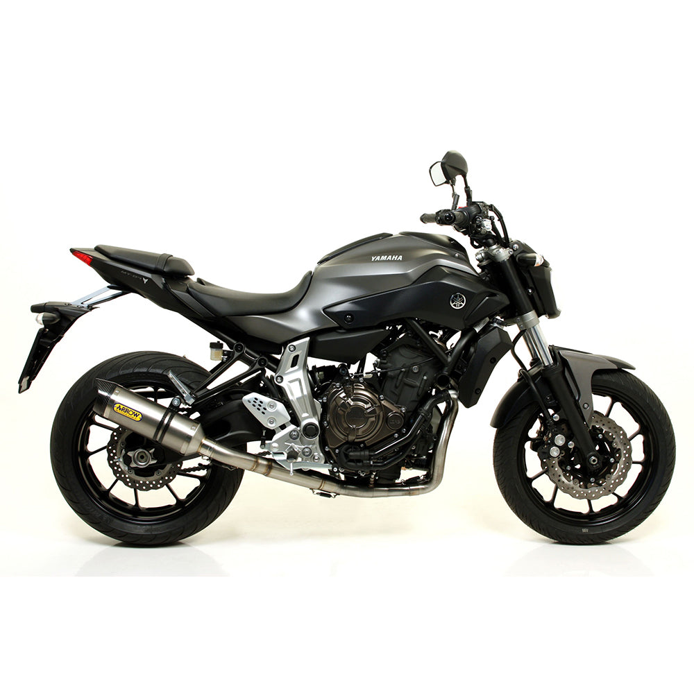 ARROW Silencer 71817PK : THUNDER Titanium with Carbon End Cap Yamaha MT-07