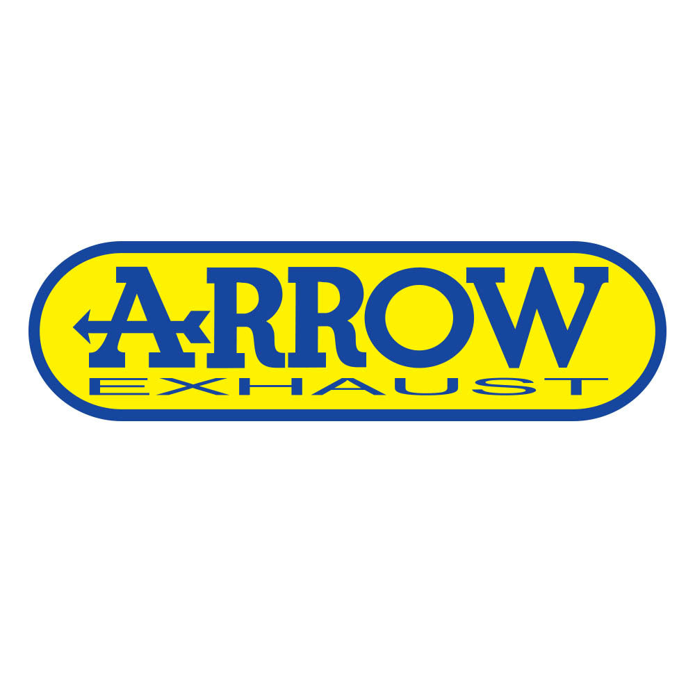 ARROW Silencer Set RACE-TECH Aluminium Silver with Carbon End Cap  - 82-718-45AK