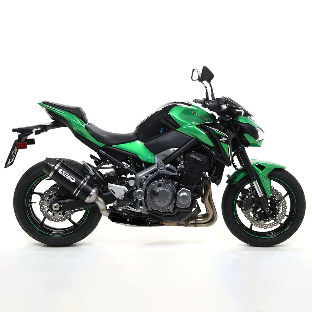 ARROW Silencer Race-TECH Aluminium Dark with Carbon End Cap  - 82-718-56AKN