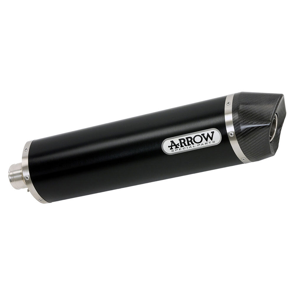 ARROW Silencer - MAXI RACE-TECH Aluminium Dark with Carbon End Cap  - 82-726-14AKN