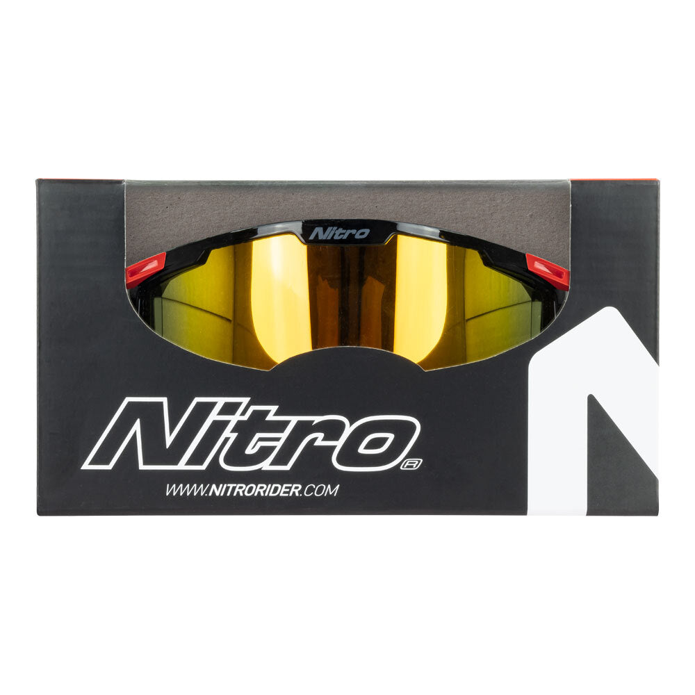 NITRO NV-100 MX GOGGLE RED/BLACK