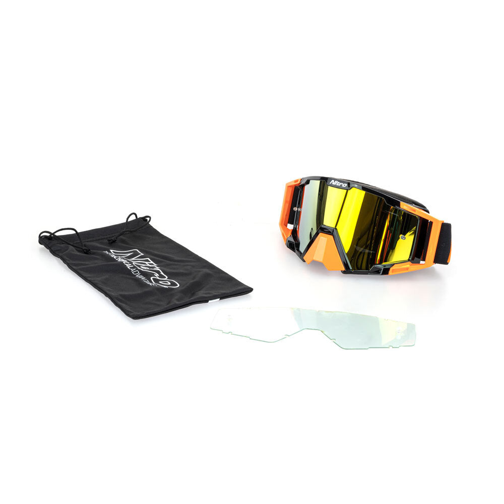 NITRO NV-100 MX GOGGLE ORANGE/BLACK