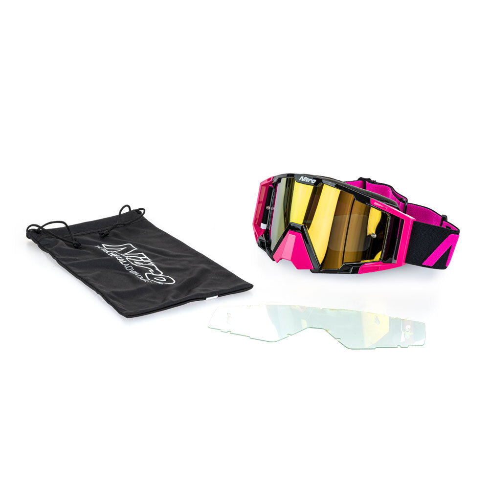 NITRO NV-100 MX GOGGLE PINK/BLACK