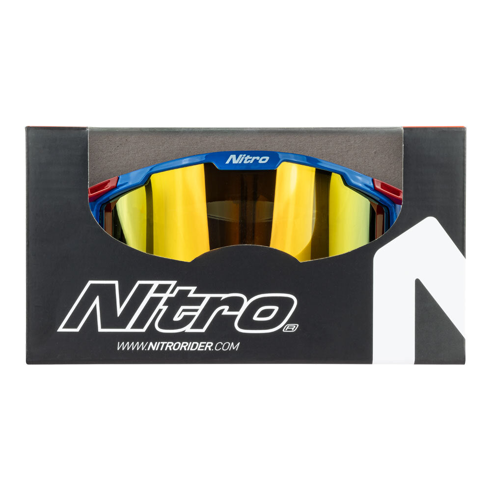 NITRO NV-100 MX GOGGLE BLUE/RED/WHITE