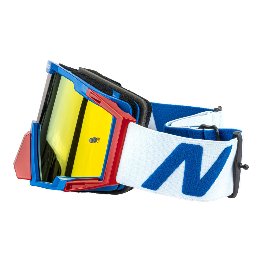 NITRO NV-100 MX GOGGLE BLUE/RED/WHITE