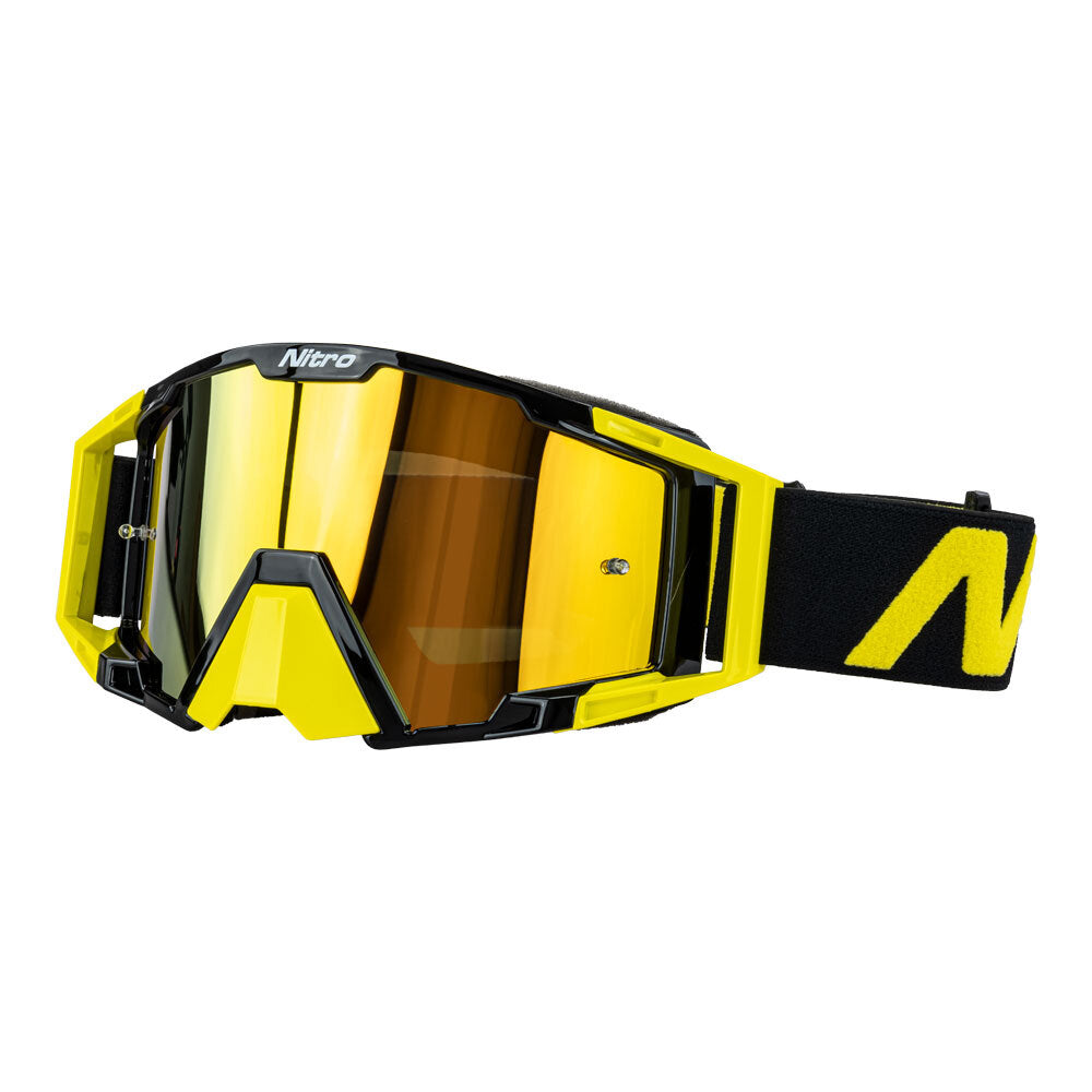 NITRO NV-100 MX GOGGLE FLURO YELLOW