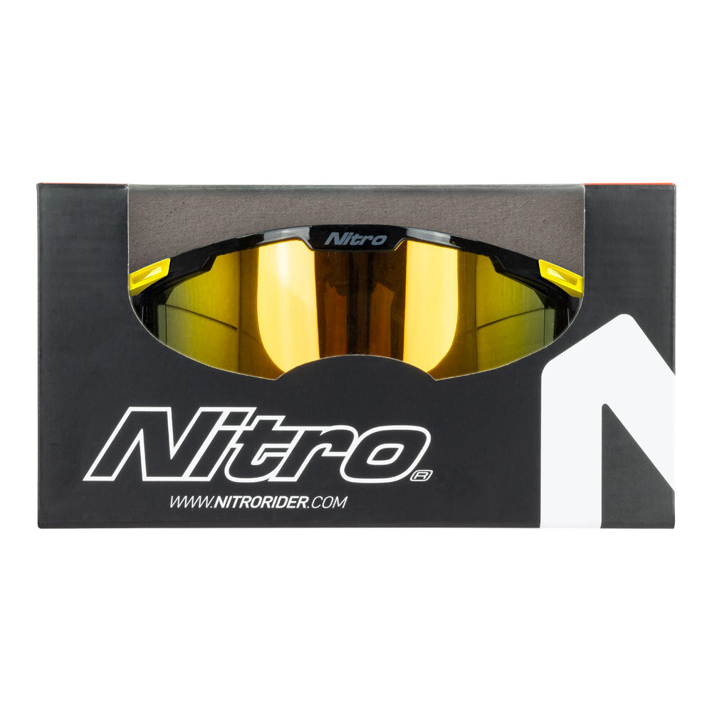 NITRO NV-100 MX GOGGLE FLURO YELLOW