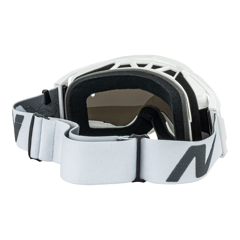 NITRO NV-150 MX GOGGLE WHITE FRAME BLUE LENS